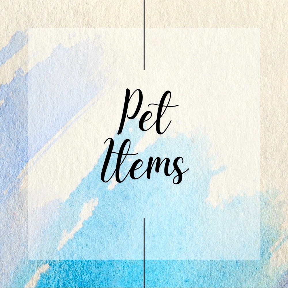 Pet Items Section